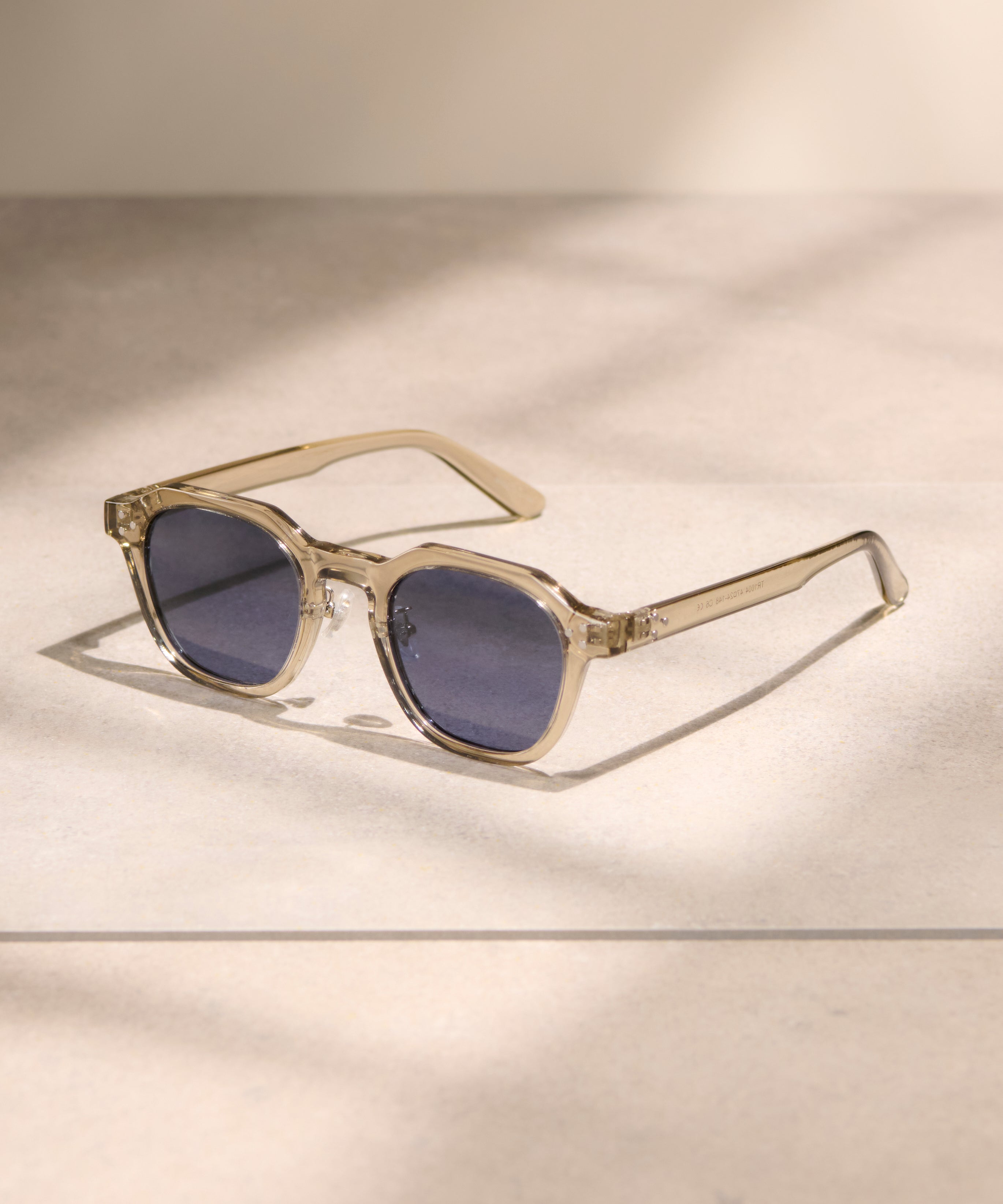 SAFARI CLUB-1004 Clear Beige / Blue THE HUMBLE OPTICAL